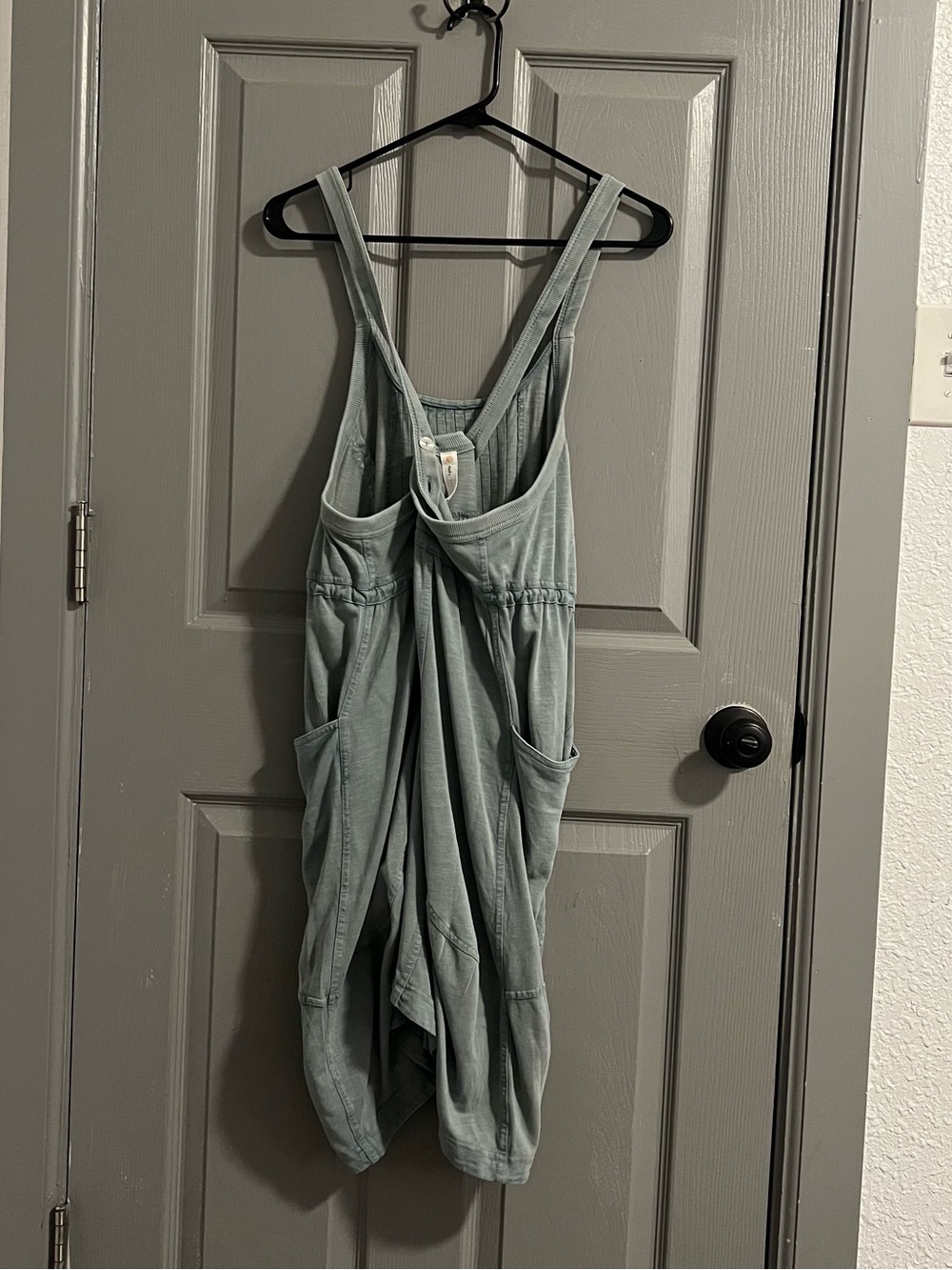 Daily Practice Boardwalk Light Mint Blue Green  Dress Crossback Utility Pockets - Picture 8 of 10